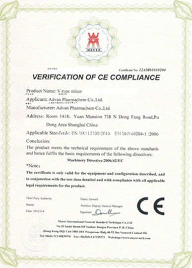 中国 Changzhou Yibu Drying Equipment Co., Ltd 認証